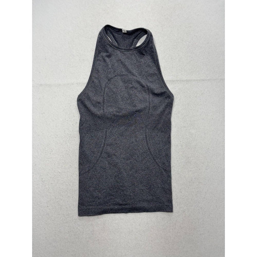 Lululemon Swiftly Tech Tank Womens 6 Gray Crew‎ Neck Racerback Athletic Top